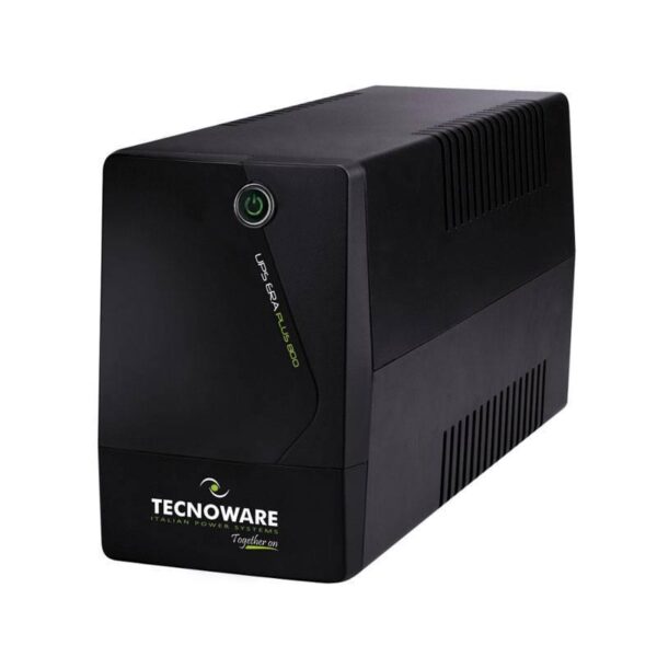 Tecnoware fgerapl802sch era plus 800 ups gruppo di continuita` avr 560 w 800 va connettori 2 x schuko tipo f