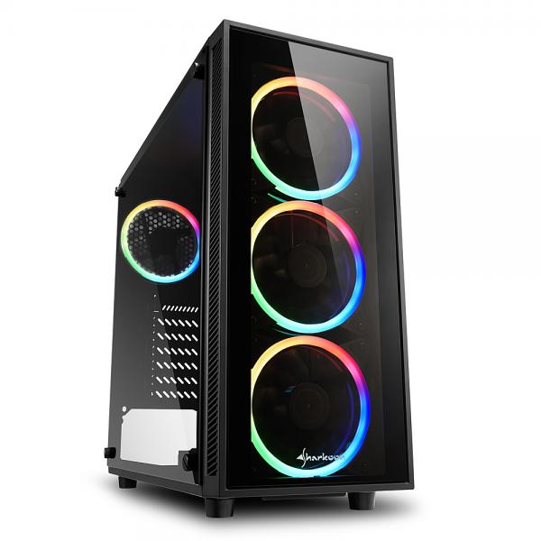 Sharkoon tg4 midi-tower nero