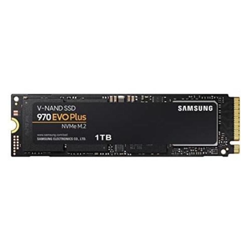 Samsung mz-v7s1t0bw hard disk ssd 1tb 970 evo plus m.2 nvme 1000gb nero-arancione