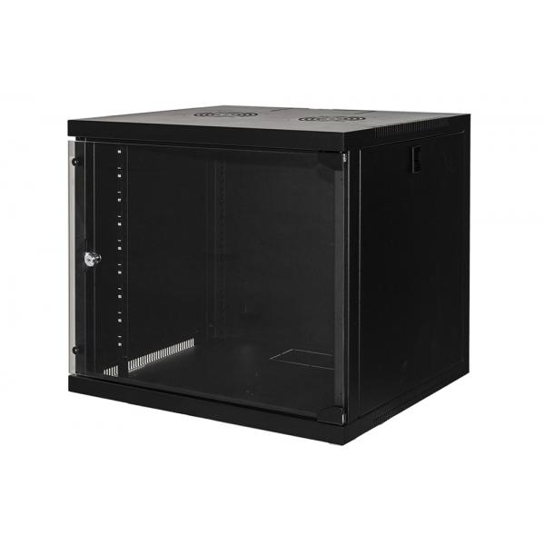Link armadio 9 unita` da muro per reti (a)485 x (l)540 x (p) 450 mm colore nero
