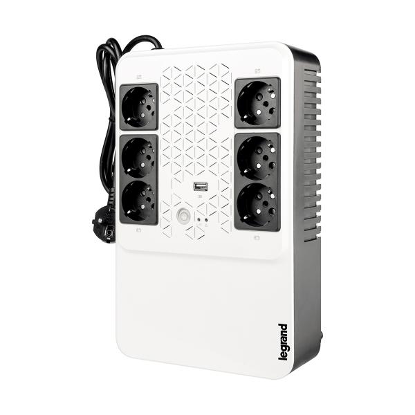 Legrand keor multiplug a linea interattiva 06 kva 360w 6 prese ac