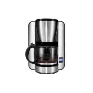 Medion md 16230 macchina da caffe` con filtro 1,5lt 12 tazze nero-acciaio inossidabile