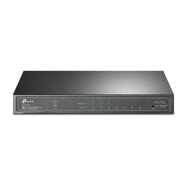 Tp-link tl-sg2008p switch 8 porte gigabit 10/100/1000mbps 4p poe+ 62w
