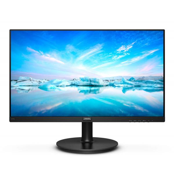 Philips v line 27 w-led ips 27 full hd 1920x1080p 4 ms 75 hz softblue vga hdmi displayport altoparlanti incorporati nero