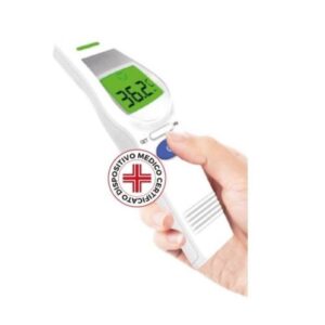 Mach power termometro digitale frontale a infrarossi bianco