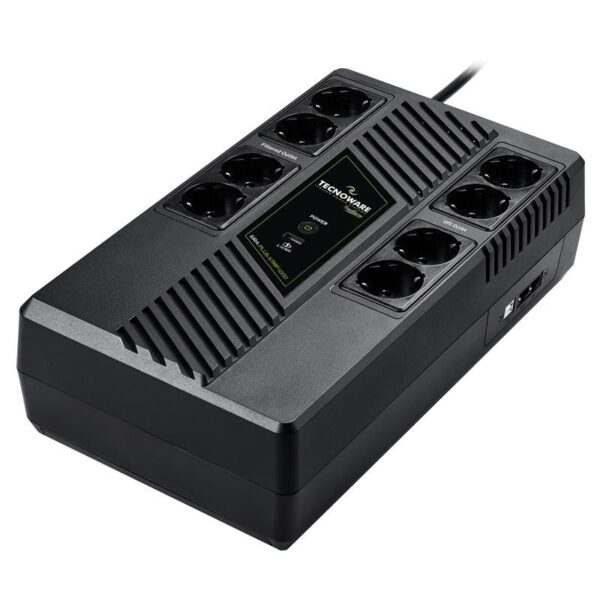 Tecnoware fgcerapls1002sch ups era plus strip 1000 1000va-700w line interactive con stabilizzatore