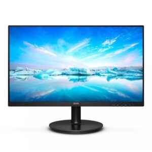 Philips 241v8l monitor 24`` led va full hd, 1920 x 1080, gaming adaptive sync, 75 hz, hdmi, vga, attacco vesa, nero