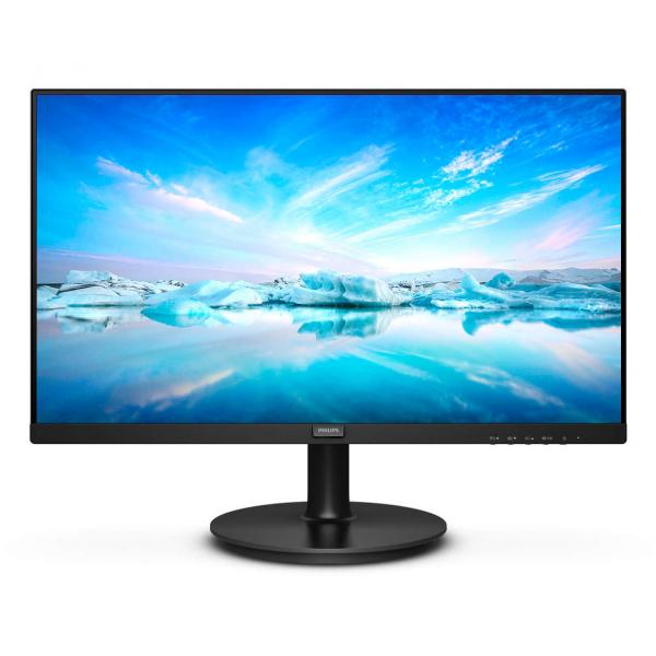 Philips 271v8l monitor 27`` led va full hd, 1920 x 1080, gaming adaptive sync, 75 hz, hdmi, vga, attacco vesa, nero