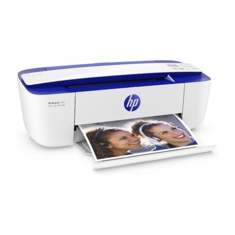 Hp deskjet 3760 t8x19b stampante fotografica multifunzione a4, stampa, hp scroll scan, wi-fi, wi-fi direct, hp smart, no stampa fronte-retro automatica, blu