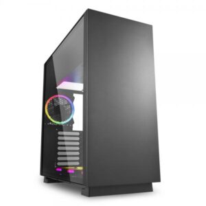 Sharkoon pure steel rgb cabinet midi atx tower finestrato nero