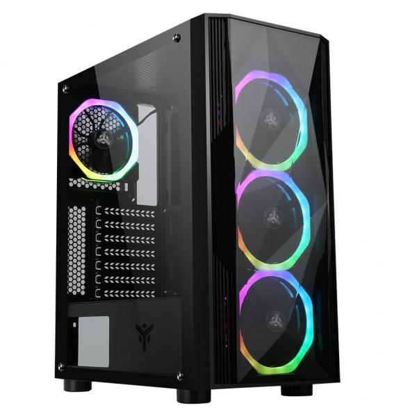 Itek shake evo gaming midi tower nero
