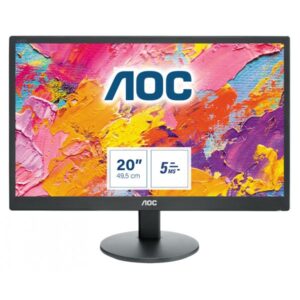 Aoc e2070swn 19.5 led contrasto 600:1 formato 16:9 black garanzia ufficiale italia