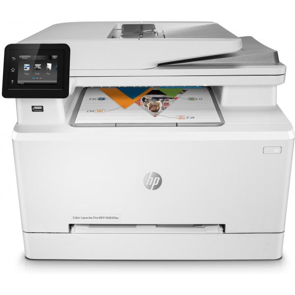 Hp color laserjet pro m283fdw stampante multifunzione colore laser 600x600 dpi 22ppm a4 wi-fi