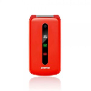 Brondi president telefono cellulare dual sim 3`` rosso