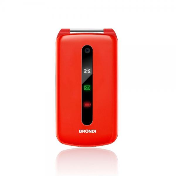 Brondi president telefono cellulare dual sim 3`` rosso