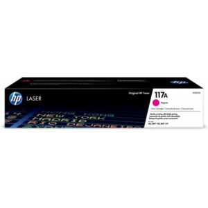 Hp toner 117a w2073a cartuccia originale da 700 pagine compatibile con stampanti hp toner color laserjet serie 150 e hp toner color laserjet serie mfp 170, magenta