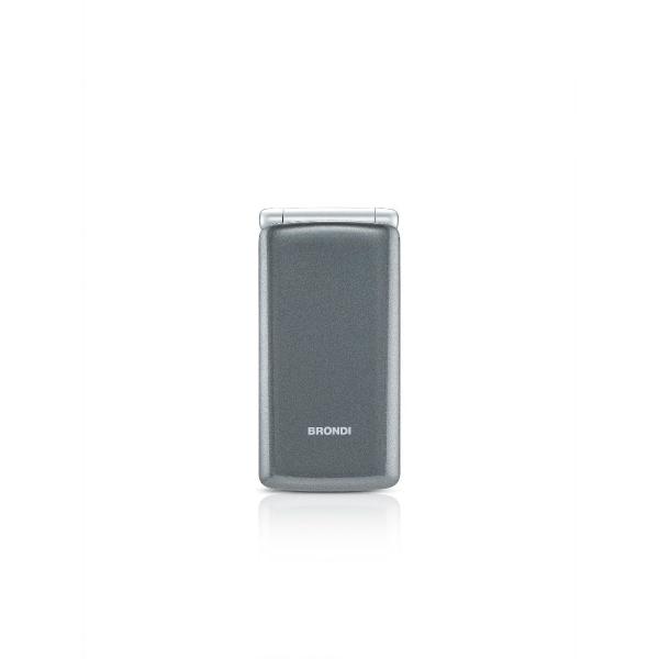Brondi cellulare amico sincero grigio fotocamera 1.3mp bluetooth numeri grandi tasto sos