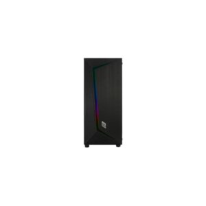 Noua iron v8 case full tower e-atx atx m-atx mini-itx pannello laterale in vetro temperato frontale mash led 1xusb 3.0 2xusb 2.0 1x12omm fan rgb black