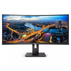 Philips monitor flat curvo 34`` b line 345b1c-00 3440x1440 pixel wqhd lcd tempo di risposta 4 ms