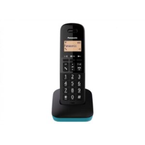 Panasonic kx-tgb610jt (nero/azzurro) - telefono cordless - impugnatura antiscivolo - autonomia in chiamata 18h