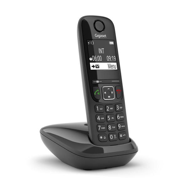 Gigaset as690 cordless dect display 2`` vivavoce rubrica nero