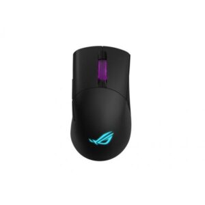 Rog keris wireless mouse gaming tripla connessione cavo-wireless-bluetooth, sensore ottico 16.000 dpi, aura sync rgb, socket switch push-fit, pulsanti laterali intercambiabili, nero