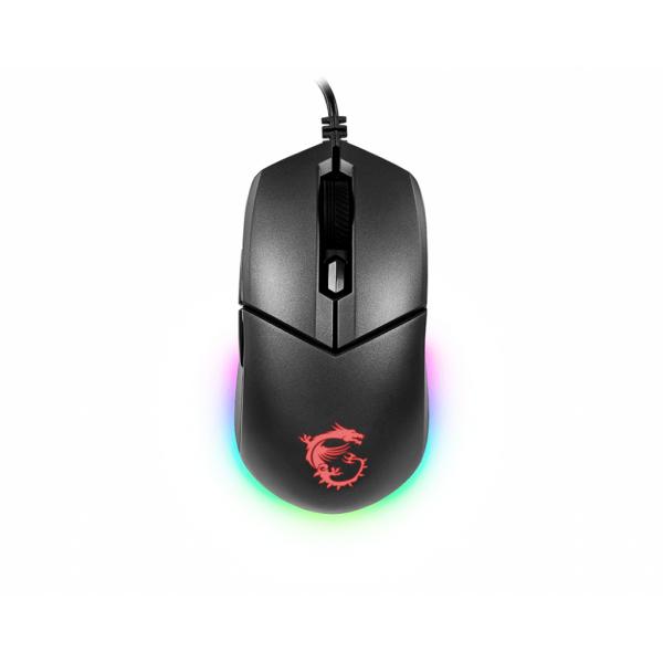 Msi clutch gm11 mouse gaming usb ottico 5000 dpi ambidestro
