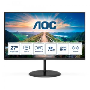 Aoc monitor 27`` led ips q27v4ea 2560x1440 qhd tempo di risposta 4 ms