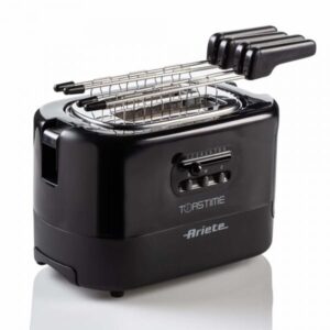 Ariete toastime tostapane 2 fette 9 livelli di doratura scalda brioche 700w nero