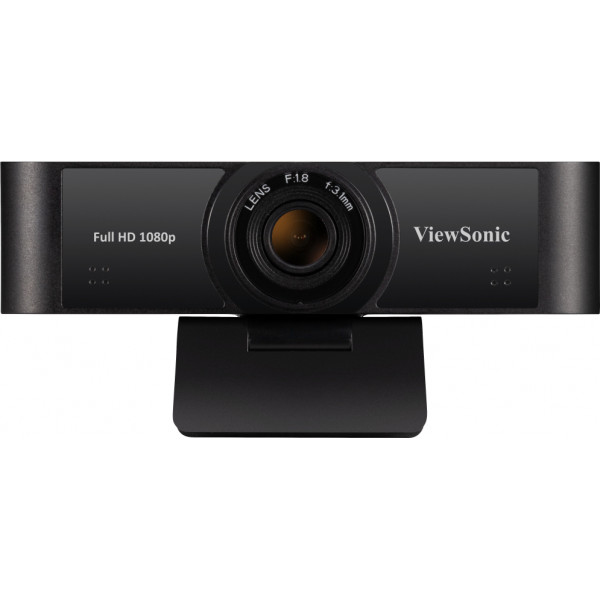 Viewsonic vb-cam-001 webcam full hd 1920x1080 a 30 fps, meeting camera con microfono incorporato, usb 2.0, ultra-wide, ampio campo visivo 120 gradi, sensore cmos 2.07m pixels, lunghezza cavo 1.5m