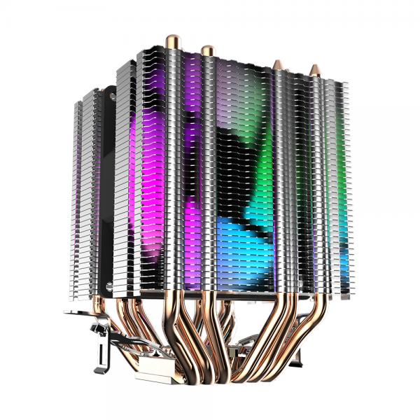 Noua blizzard ventola mini dual tower rgb 90mm lga 11512011 amd am3am4