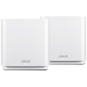 Asus zenwifi ac (ct8) router wireless banda tripla 2.4ghz-5ghz-5ghz gigabit ethernet bianco