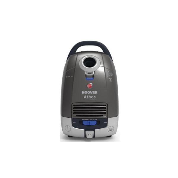 Hoover atc18li athos aspirapolvere a traino senza filo con sacco autonomia 30 minuti capacita` 5 litri grigio-silver