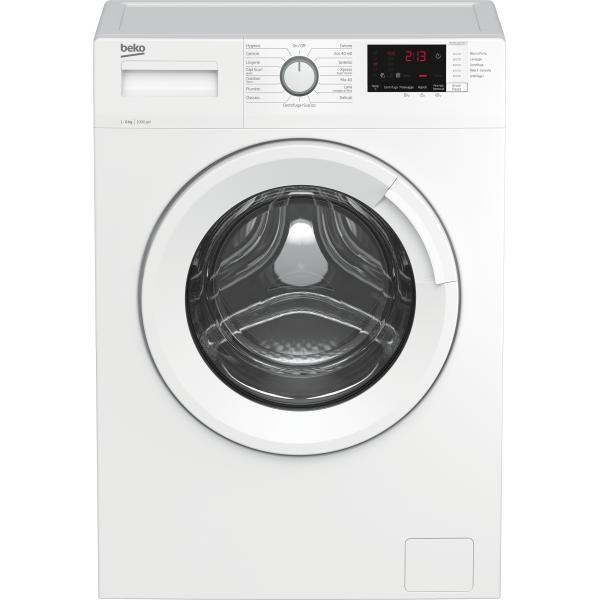Beko wux61032w-it lavatrice slim carica frontale programma xpress super short cestello aquawave gentlcare classe energetica e (a+++) capacita` di carico 6 kg centrifuga 1000 giri profondita` 44 cm