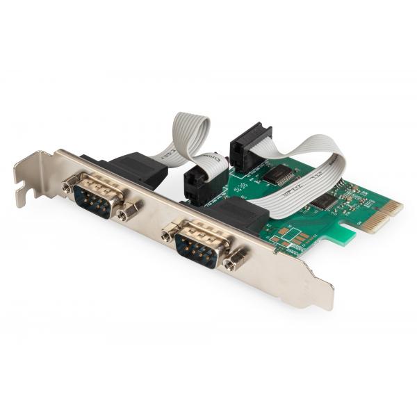 Digitus scheda pci-e 2 porte seriali