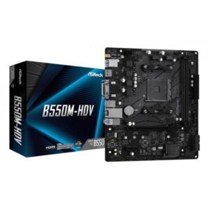 MB Asrock AM4 B550M HDV 2x DDR4 6x SATA3 HDMI DVI-D D-SUB M-ATX