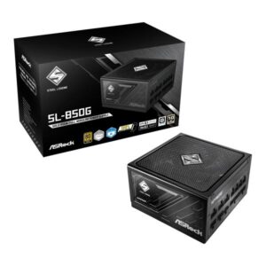 Alimentatore Asrock SL-850G Steel Legend - 850W 80Plus Gold- Modulare- ATX3.1 e PCIe5.1 ready- Cond. Giapp- Ventola FDB