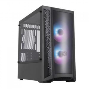 Case MasterBox MB320L - mATX- ARGB con HUB- 2USB3- 2x120mm  NO PSU