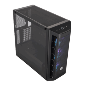 Case MasterBox MB511 ARGB- 2xCombo 2.5"/3.5"-5xSSD- 3x 120 ARGB fans-incl. controller-Radiator Support-Temp.Glass Side P.-NO PSU
