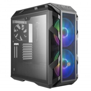 Case MasterCase H500M- 2USB3-Audio I&O-2x 2.5"/3.5"-2x 2.5"-2x 200mm ARGB Front Fans 140mm Rear Fan-Radiator Supp.-NO PSU
