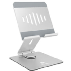 ICY BOX Supporto per tablet fino a 12.9"-  girevole e regolabile- alluminio