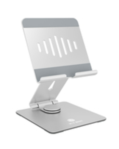 ICY BOX Supporto per tablet fino a 12.9"-  girevole e regolabile- alluminio