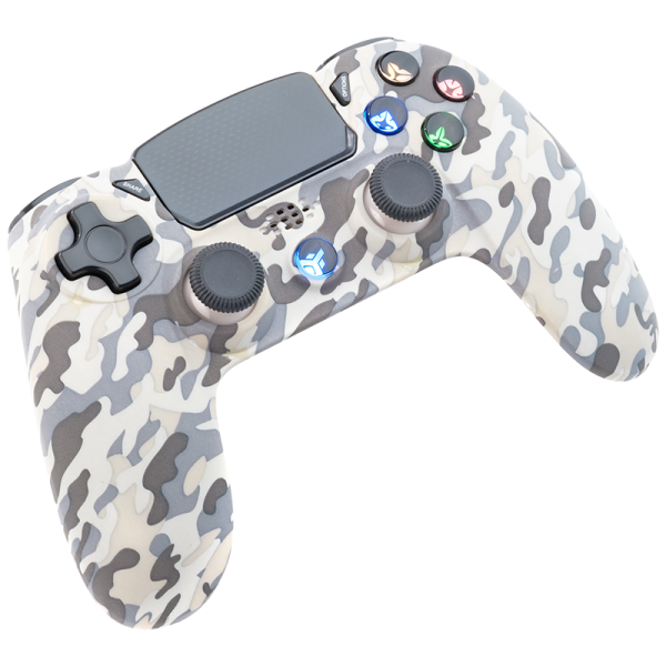 Controller EVOCON W01 - Bluetooth- PC- PS4- DualShock- Tasti LED- TouchPad Axis6- Camo