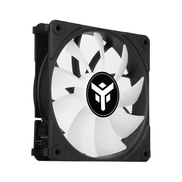 Kit 3x Ventola per case UW12 Black - 12cm- ARGB Sync 5V 3pin- 4pin PWM- Senza fili