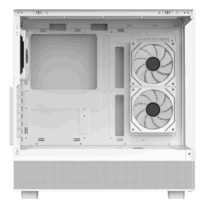 Case SHOWBUI 42W - Gaming Tower- ATX- 3x12cm ARGB fan- 2xUSB3- Type-C- Side & Front Panel Temp Glass- White Edition
