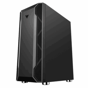 Case VERTIBRA X210 - Gaming Middle Tower- 12cm ARGB fan- 2xUSB3- Side Panel Temp Glass