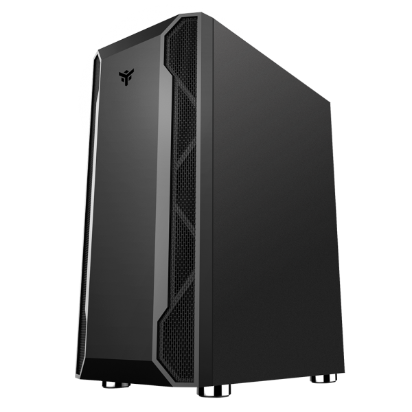 Case VERTIBRA X210 - Gaming Middle Tower- 12cm ARGB fan- 2xUSB3- Side Panel Temp Glass