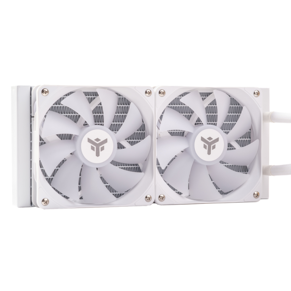 Dissipatore a liquido EVOLIQ 240 V2 ARGB (White Edition) - 240mm- skt universale- PWM- ARGB