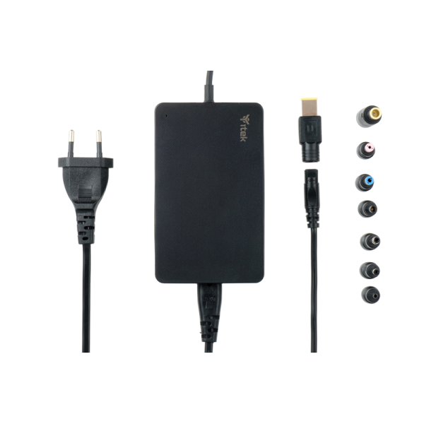 Alimentatore Universale per Notebook - 90W- 8 connettori- Slim Design