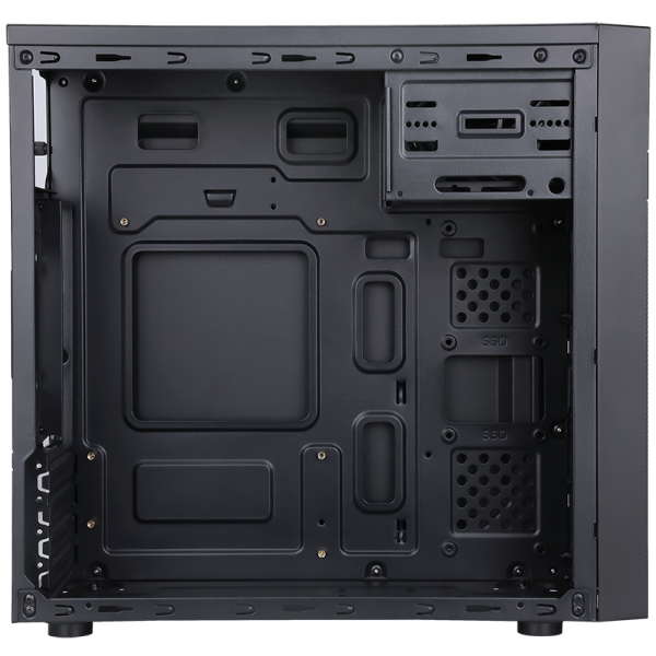 Case THEON - Mini Tower- mATX- PSU 500W- 2xUSB3- Full Black
